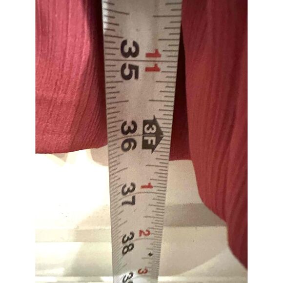 Trina Turk Size Small Womens Fuchsia Halter Sleeveless  Ruffle Hem Dress - Picture 4 of 8